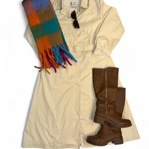 rare vintage vtg 70s 80s 90s preppy london fog trench spring